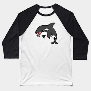 Cute Orca Killer Whales Baseball T-Shirt